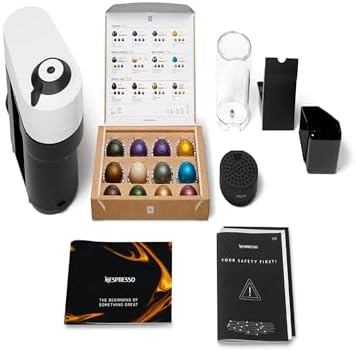 Nespresso Machine à Café Krups Vertuo POP Blanche Cafetière à Capsules YY4889FD