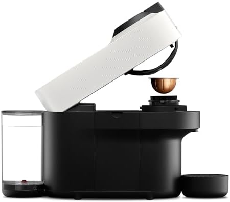 Nespresso Machine à Café Krups Vertuo POP Blanche Cafetière à Capsules YY4889FD